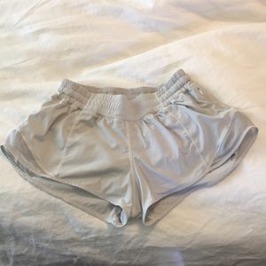 Light grey hotty hot shorts